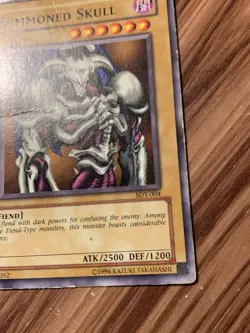 Yu-Gi-Oh! Summon Skull SDY-004 Yugioh HP TCG Card 1996 Anime - Image 4