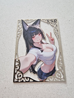 Miyabi Zenless Zone Zero 098/100 Silber limited Metall Waifu Goddess Story Card - Image 1
