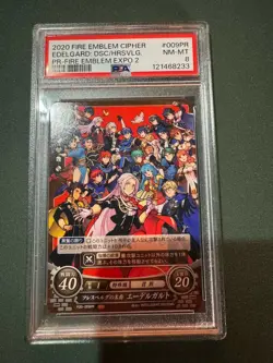 Fire Emblem Cipher Edelgard P20-009PR FE Expo promo TCG card PSA 8 - Image 1