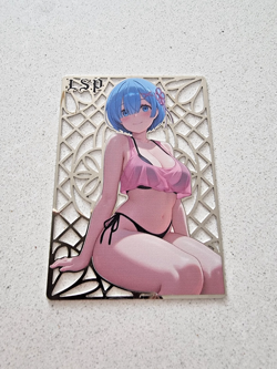 Rem - Re: Zero 178/200 Silber limited Metall Waifu Goddess Story Card - Image 1