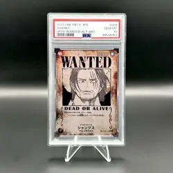PSA 10 Shanks OP09-004 Wanted Emperors In The New World Japanese One Piece Card - Image 1