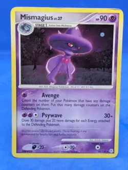 Mismagius 10/130 Diamond and Pearl Holo Pokemon Card - Image 2