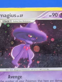 Mismagius 10/130 Diamond and Pearl Holo Pokemon Card - Image 4