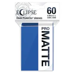 Eclipse Matte Small Card Sleeves: Pacific Blue (60) - Image 1