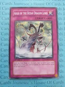 ANPR-EN076 Aegis of the Ocean Dragon Lord Yu-Gi-Oh Card 1st Edition New - Image 1