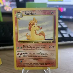 Pokemon TCG Rapidash Jungle Unlimited Uncommon Card 44/64 MP - Image 1