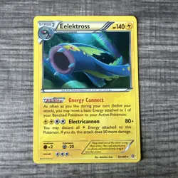 2015 POKEMON TCG EELEKTROSS #65/160 XY PRIMAL CLASH HOLO RARE TRADING CARD TC - Image 1