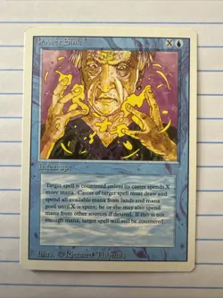 MTG - Magic the Gathering - Revised Edition (1994) - Power Sink - Image 1