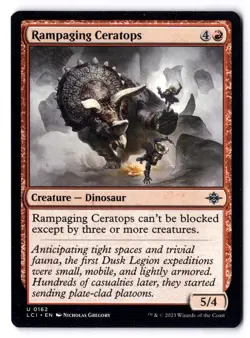 Rampaging Ceratops NM* The Lost Caverns Of IxalanENGLISH 0162 mtg -UnltdCards - Image 1