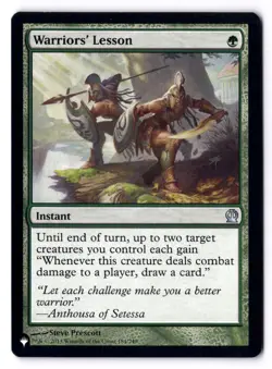 Warriors' Lesson NM* Theros (The List) ENGLISH 184/249 mtg -UnltdCards - Image 1