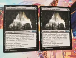 MTG - 2 x Sanctum of Stone Fangs - Core set 2021 - Image 1