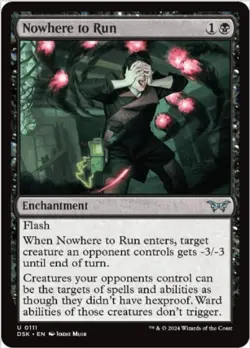 Nowhere to Run (Foil, #111, NM) Duskmourn: House of Horror (DSK), MTG - Image 1
