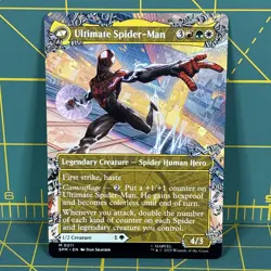 Miles Morales 0211 Borderless Marvel's Spider-Man SPM MTG Mythic Rare Magic New - Image 2
