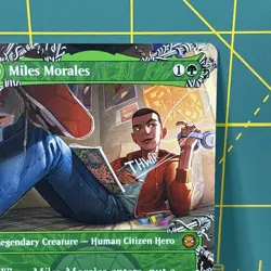 Miles Morales 0211 Borderless Marvel's Spider-Man SPM MTG Mythic Rare Magic New - Image 4