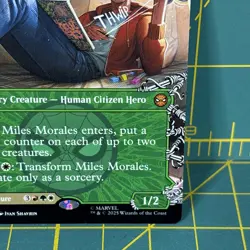 Miles Morales 0211 Borderless Marvel's Spider-Man SPM MTG Mythic Rare Magic New - Image 5