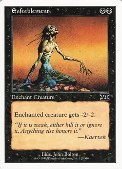 Enfeeblement Classic MTG Core Set 6th Edition Regular - Image 1