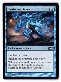 Illusionary Armor LP* FOIL Core Set 2014 M14 59/249 mtg -UnltdCards - Image 1