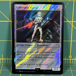 MTG Cyberman Patrol Surge Foil Magic the Gathering Doctor Who 0779 New - Image 1