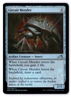 Circuit Mender NM* FOIL Kamigawa Neon Dynasty 242/302 mtg -UnltdCards - Image 1