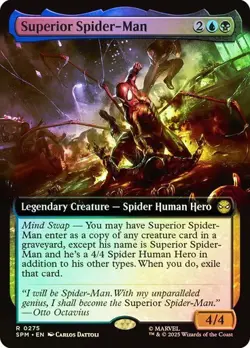 NM Extended Art Foil Superior Spider-Man, MTG, Marvel's Spider-Man, Magic, 275 - Image 1