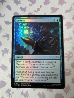 MTG - Deduce - MKM - 0052 - Foil - Image 1