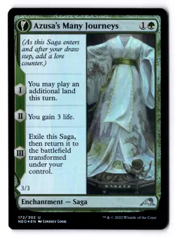 Azuza's Many Journeys NM* FOIL Kamigawa Neon Dynasty 172/302 mtg -UnltdCards - Image 1