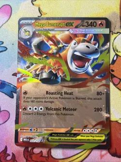 Mega Camerupt ex 022/132 Double Rare - Pokemon TCG Mega Evolution - NM - Image 1