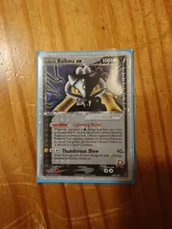 Rocket's Raikou ex 108/107 Deoxys Holo Rare Pokemon TCG Nintendo - Image 1