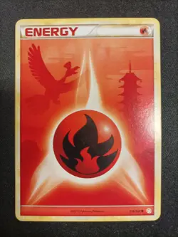 Carte Pokemon Energie Feu Ho-Oh 116/123 HeartGold SoulSilver - Image 1
