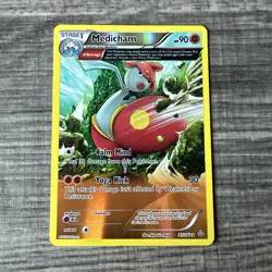 Pokemon TCG Medicham 81/160 Reverse Holo Rare XY Primal Clash - Image 1