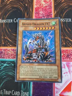 Yugioh Armed Dragon LV7 DP2-EN012 Super Rare Unlimited Near Mint - Image 1