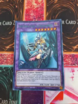 Yugioh Dark Magician Girl the Dragon Knight DLCS-EN006 Green Ultra 1st Ed NM - Image 1