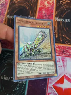 Yugioh Infinitrack Trencher MP20-EN210 Super Rare 1st Edition Near Mint - Image 2