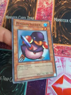 Yugioh Penguin Soldier SDJ-022 Super Rare Unlimited NM/LP - Image 2