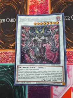 Yugioh Draco Berserker of the Tenyi MP20-EN166 Prismatic Secret 1st Edition NM - Image 1