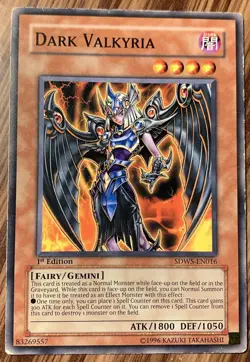 Yugioh Dark Valkyria #SDWS-EN016 Structure Deck: Warriors' Strike 1st Edition - Image 1