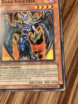 Yugioh Dark Valkyria #SDWS-EN016 Structure Deck: Warriors' Strike 1st Edition - Image 4