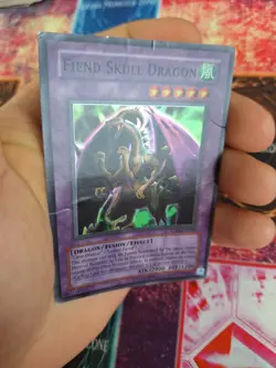 Yugioh Fiend Skull Dragon LOD-EN039 Super Rare OG Unlimited Moderately Played - Image 4