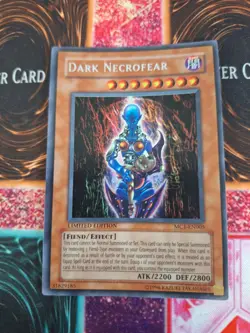 Yugioh Dark Necrofear MC1-EN005 Secret Rare Limited Near Mint - Image 1