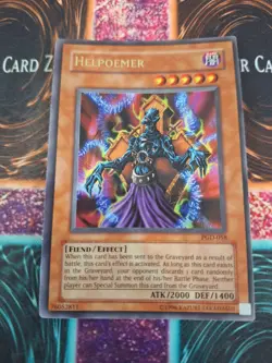 Yugioh Helpoemer PGD-058 Ultra Rare Unlimited Moderately Played - Image 1