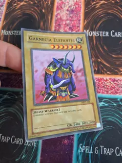 Yugioh Garnecia Elefantis MRD-125 Super Rare OG Unlimited Heavily Played - Image 2