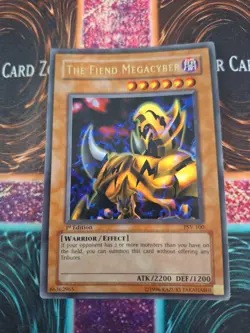 Yugioh The Fiend Megacyber PSV-100 Ultra Rare 1st Edition Lightly Played - Image 1