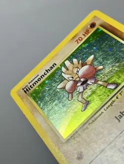 Hitmonchan 7/102 (MP) Holo Rare Base Set Unlimited 1996 WOTC Pokemon Card - Image 5