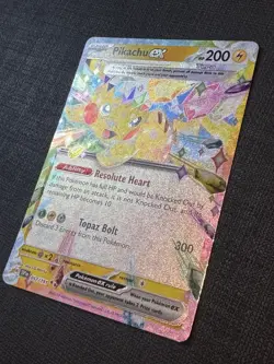 Pokemon Pikachu TCG Surging Sparks EX Double Rare Holo Card 057/191 NM Condition - Image 2