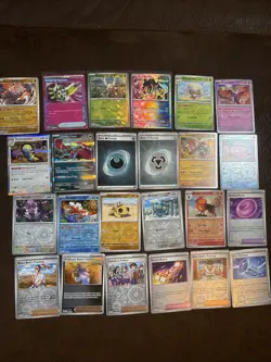 Pokemon Prismatic Evolutions 24 Card Lot H Energy Reverse Holo Pokeball EX NM B - Image 1
