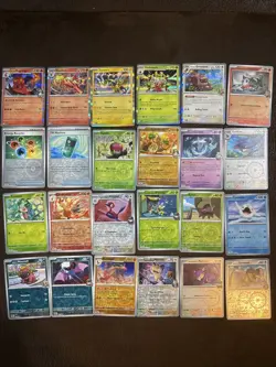 Pokemon TCG Scarlet & Violet Destined Rivals 24 Card Lot Reverse Holo /Holo NM D - Image 1