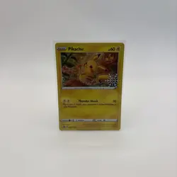 Pokemon Pikachu TCG Snowflake Promo SWSH153 Holo Card NM Condition - Image 1