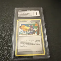 Tropical Wind DP25 CGC 7 2008 Worlds Promo Pokemon Card English - Image 1