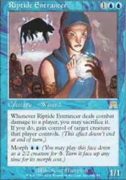 Riptide Entrancer PL/MP, English MTG Onslaught - Image 1