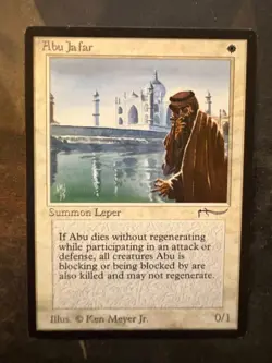 *** ARABIAN NIGHTS Abu Ja'far *** NM-Mint! - DUTY PAID - Magic MtG - Image 1